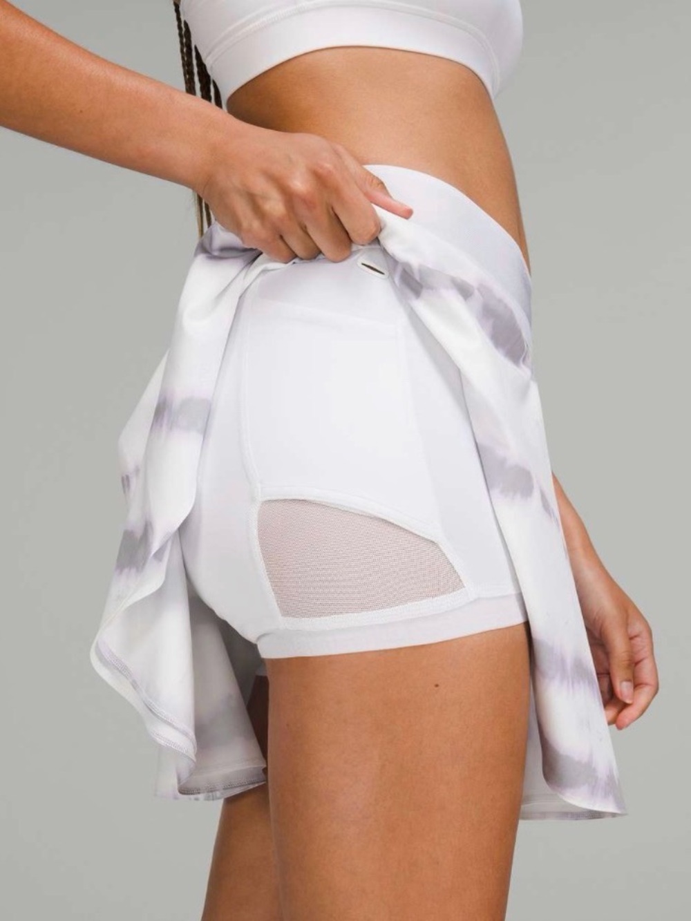 Lululemon Court Rival High-Rise Skirt in Transverse Lilac Multi - Size 6 *Long - Picture 4 of 9